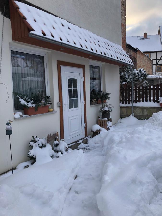 Am Mathildenbrunnen Klein Lägenhet Quedlinburg Exteriör bild